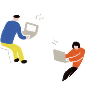 離れた場所にいる社員同士の業務も円滑化したい